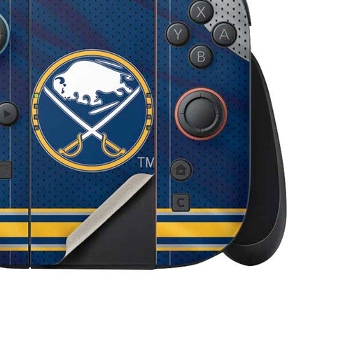 NHL Buffalo Sabres Home Jersey Nintendo Switch 2 (2025) Joy-Con Controller Skin