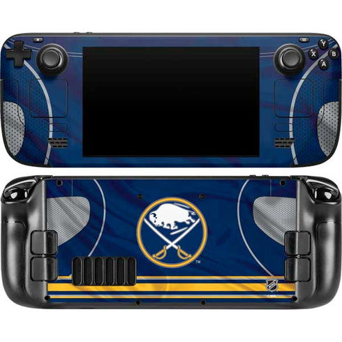 NHL Buffalo Sabres Home Jersey Steam Deck Handheld Gaming Computer Skin