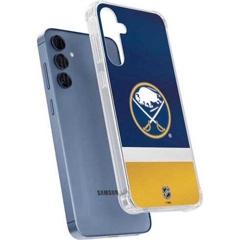 NHL Buffalo Sabres Jersey Galaxy A35 5G Clear Case