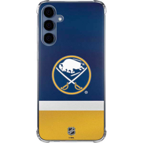 NHL Buffalo Sabres Jersey Galaxy A55 5G Clear Case