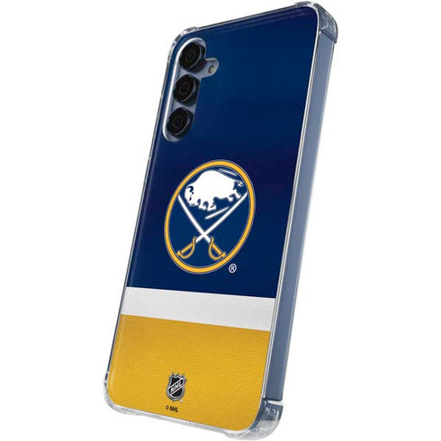 NHL Buffalo Sabres Jersey Galaxy A55 5G Clear Case
