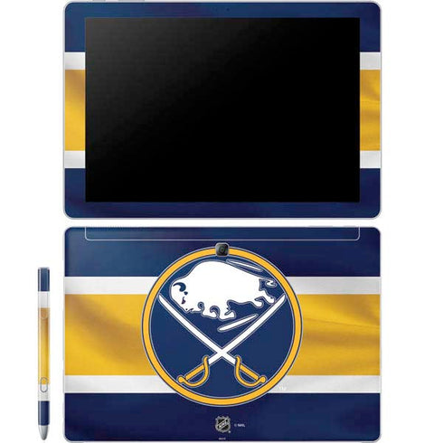 NHL Buffalo Sabres Jersey Galaxy Book 12in Skin
