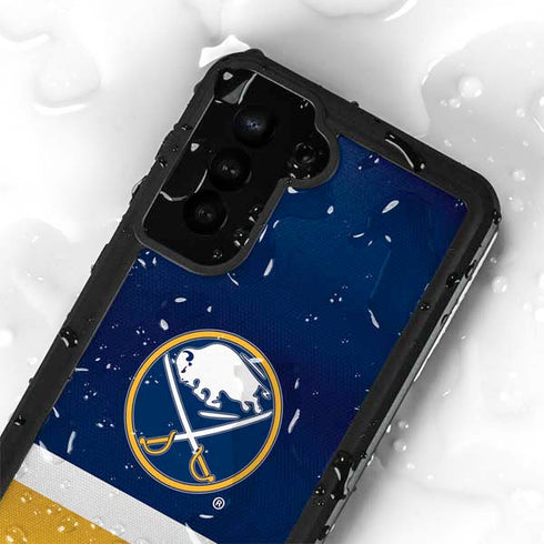 NHL Buffalo Sabres Jersey Galaxy S24 Plus Waterproof Case