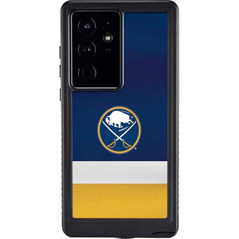 NHL Buffalo Sabres Jersey Galaxy S24 Ultra Waterproof Case