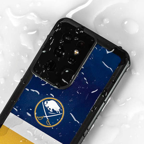 NHL Buffalo Sabres Jersey Galaxy S24 Ultra Waterproof Case