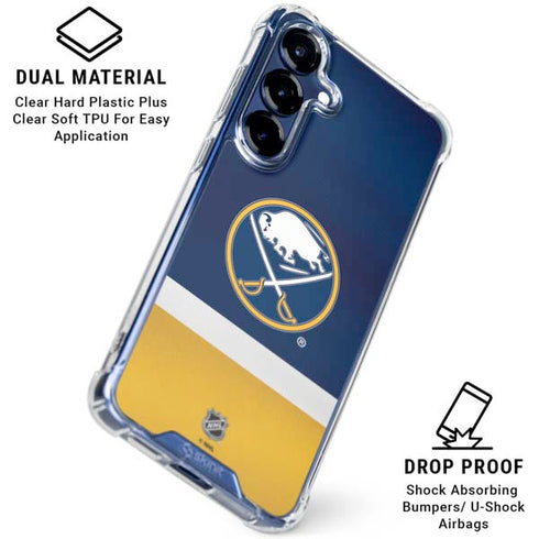 NHL Buffalo Sabres Jersey Galaxy S25 Clear Case