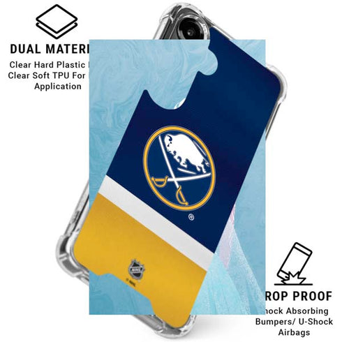 NHL Buffalo Sabres Jersey Galaxy S26 Clear Case