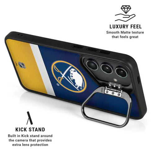 NHL Buffalo Sabres Jersey Galaxy S26 Plus Kickstand Case