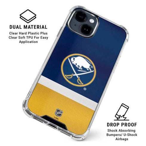 NHL Buffalo Sabres Jersey iPhone 15 Clear Case