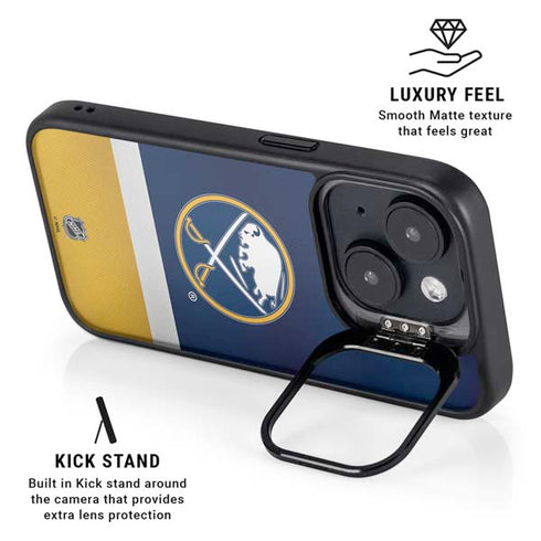 NHL Buffalo Sabres Jersey iPhone 15 Kickstand Case