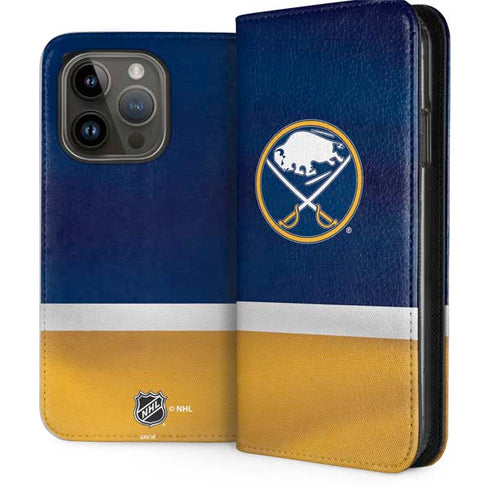 NHL Buffalo Sabres Jersey iPhone 15 Pro Folio Case
