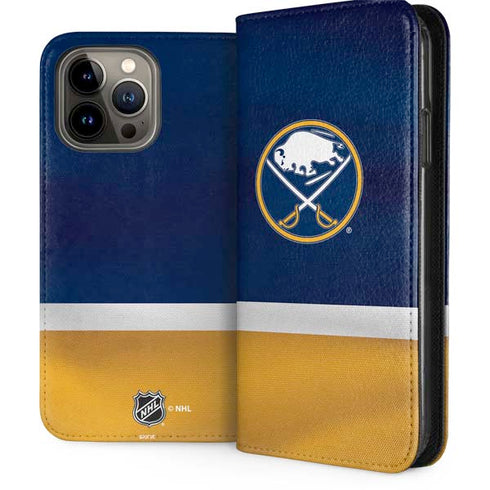 NHL Buffalo Sabres Jersey iPhone 15 Pro Max Folio Case