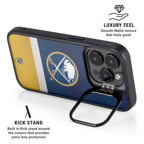 NHL Buffalo Sabres Jersey iPhone 15 Pro Max Kickstand Case