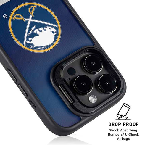 NHL Buffalo Sabres Jersey iPhone 15 Pro Max Kickstand Case