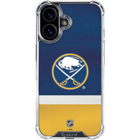 NHL Buffalo Sabres Jersey iPhone 16 Plus Clear Case