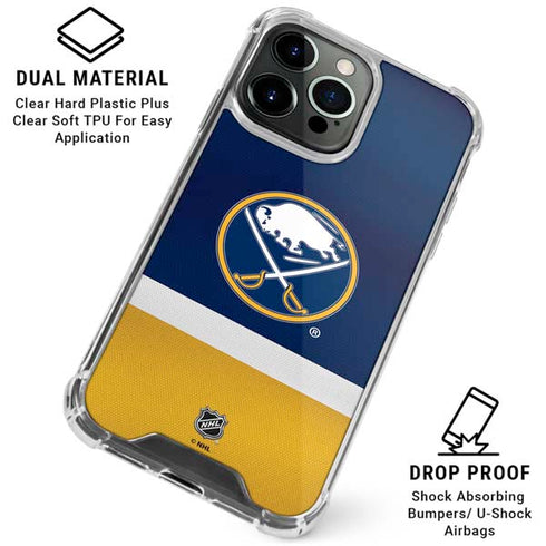NHL Buffalo Sabres Jersey iPhone 16 Pro Max Clear Case