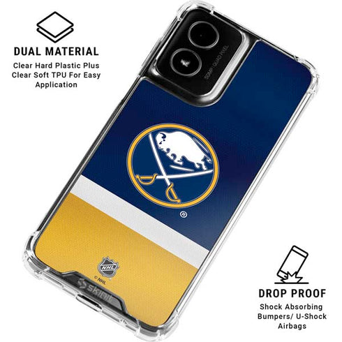 NHL Buffalo Sabres Jersey Moto G Power 5G (2024) Clear Case