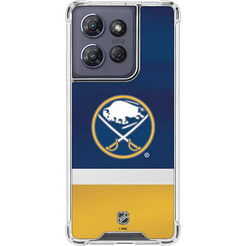 NHL Buffalo Sabres Jersey Moto G Power 5G (2025) Clear Case