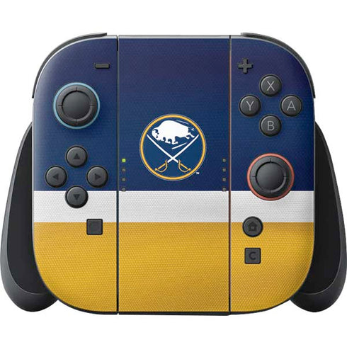 NHL Buffalo Sabres Jersey Nintendo Switch 2 (2025) Joy-Con Controller Skin