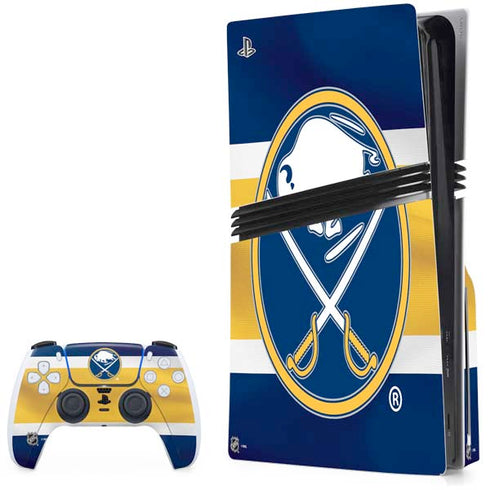 NHL Buffalo Sabres Jersey PS5 Pro Disk Bundle Skin