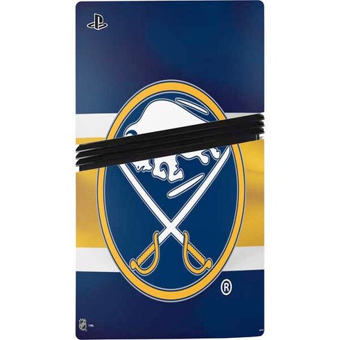 NHL Buffalo Sabres Jersey PS5 Pro Disk Console Skin