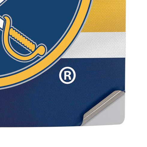NHL Buffalo Sabres Jersey PS5 Pro Disk Console Skin