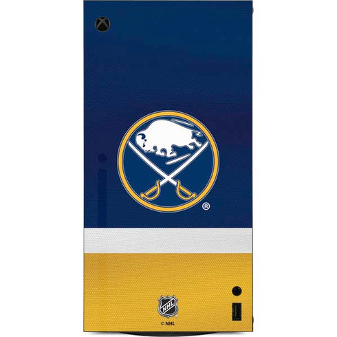NHL Buffalo Sabres Jersey XBox Series X Digital Edition Console Skin