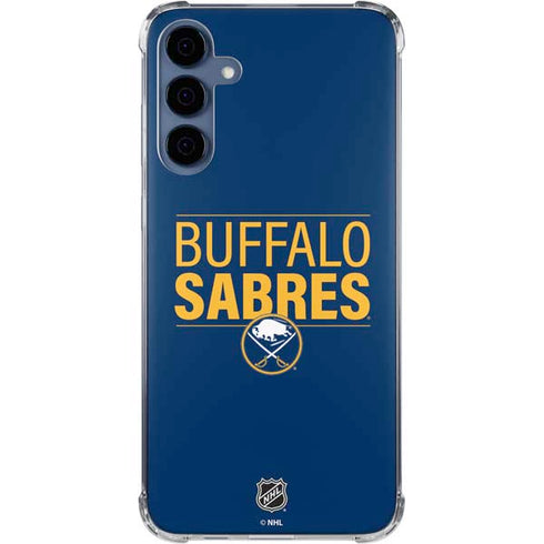 NHL Buffalo Sabres Lineup Galaxy A55 5G Clear Case