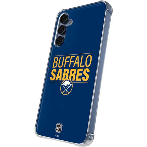 NHL Buffalo Sabres Lineup Galaxy A55 5G Clear Case