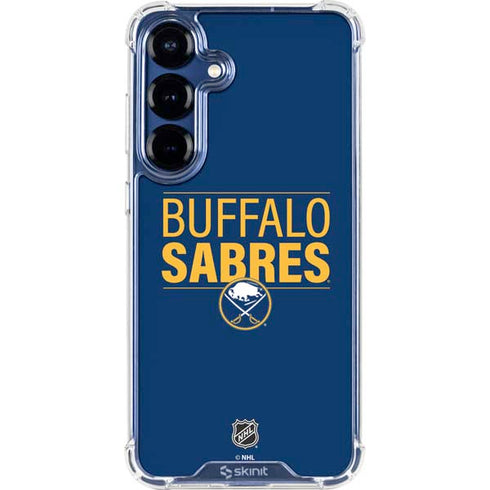 NHL Buffalo Sabres Lineup Galaxy S25 Plus Clear Case