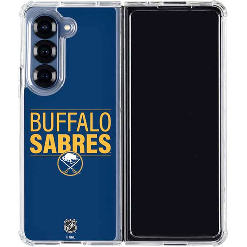 NHL Buffalo Sabres Lineup Galaxy Z Fold6 Clear Case