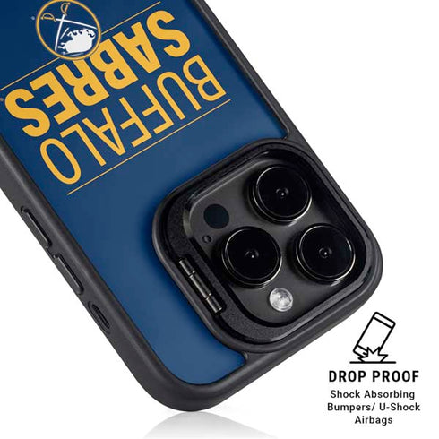 NHL Buffalo Sabres Lineup iPhone 14 Pro Max Kickstand Case