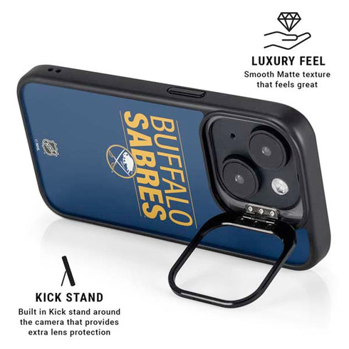 NHL Buffalo Sabres Lineup iPhone 15 Plus Kickstand Case