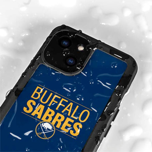 NHL Buffalo Sabres Lineup iPhone 15 Plus Waterproof Case
