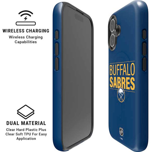 NHL Buffalo Sabres Lineup iPhone 16 Magsafe Impact Case