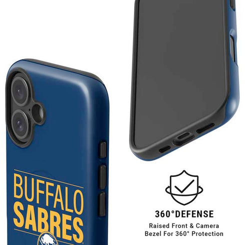 NHL Buffalo Sabres Lineup iPhone 16 Plus Magsafe Impact Case