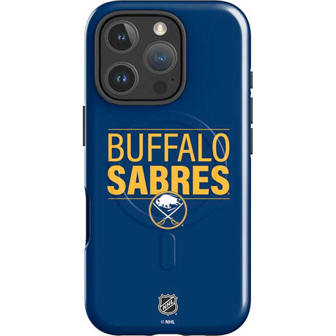 NHL Buffalo Sabres Lineup iPhone 16 Pro Magsafe Impact Case