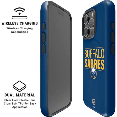 NHL Buffalo Sabres Lineup iPhone 16 Pro Magsafe Impact Case