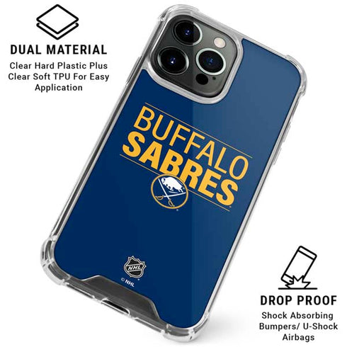 NHL Buffalo Sabres Lineup iPhone 16 Pro Max Clear Case