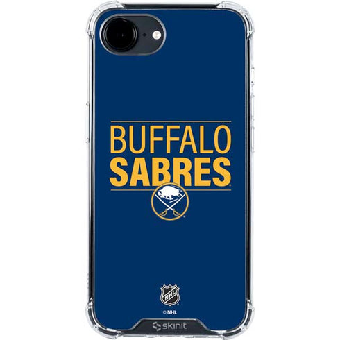NHL Buffalo Sabres Lineup iPhone 16e Clear Case