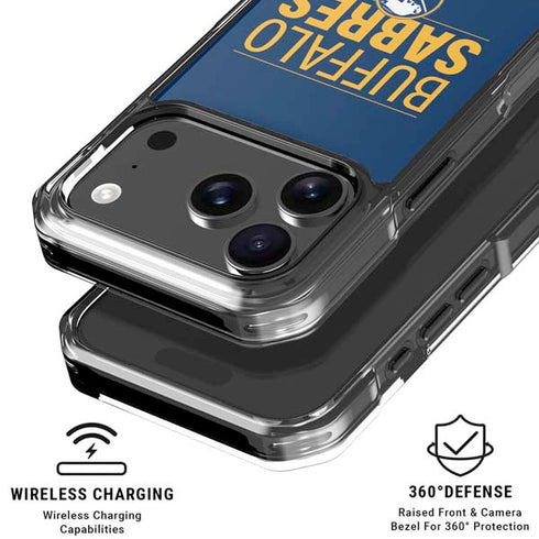 NHL Buffalo Sabres Lineup iPhone 18 Pro Clear Case