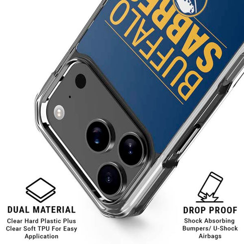 NHL Buffalo Sabres Lineup iPhone 18 Pro Clear Case