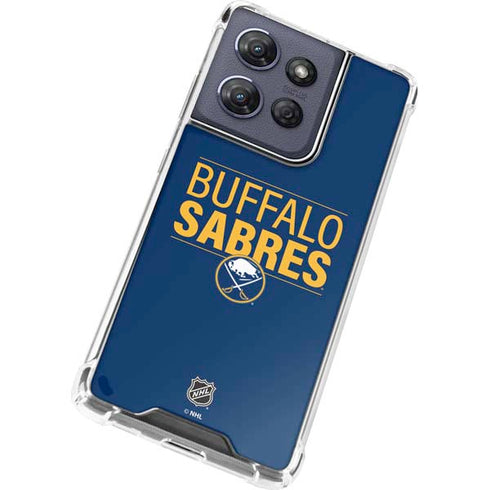 NHL Buffalo Sabres Lineup Moto G 5G (2025) Clear Case
