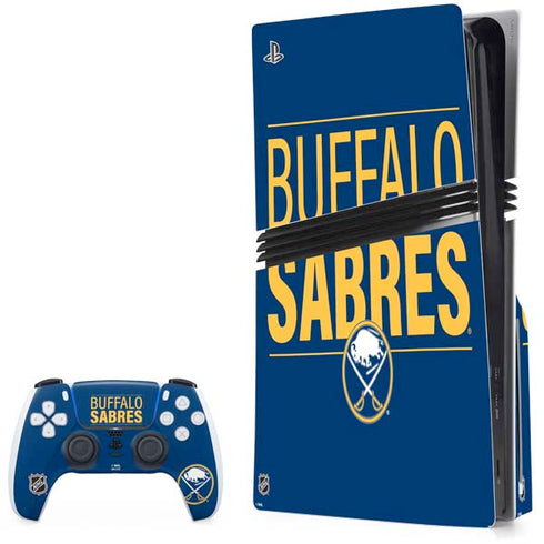 NHL Buffalo Sabres Lineup PS5 Pro Disk Bundle Skin