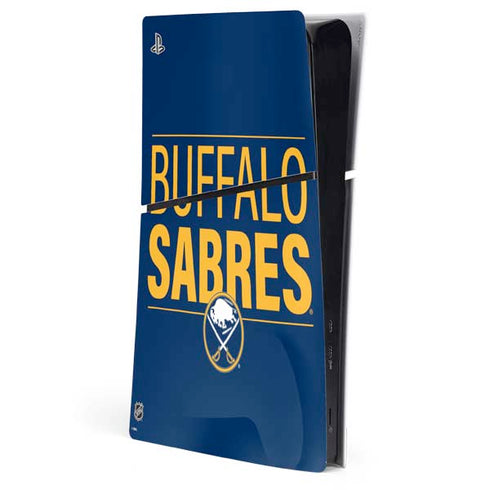 NHL Buffalo Sabres Lineup PS5 Slim Digital Edition Console Skin