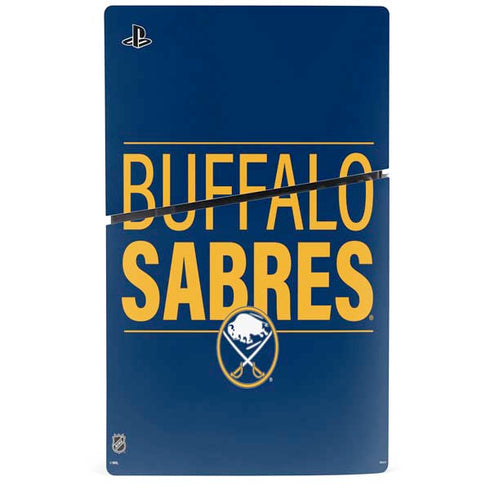 NHL Buffalo Sabres Lineup PS5 Slim Digital Edition Console Skin