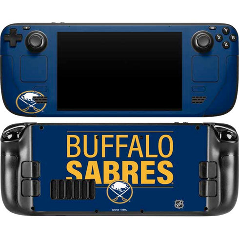 NHL Buffalo Sabres Lineup Steam Deck Handheld Gaming Computer OLED Skin