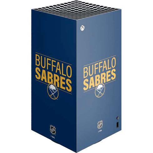 NHL Buffalo Sabres Lineup XBox Series X Digital Edition Console Skin