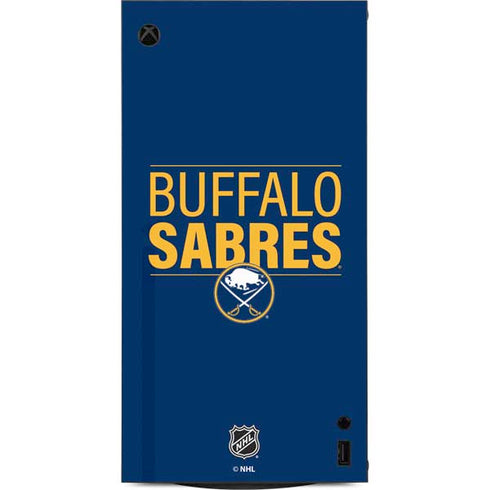 NHL Buffalo Sabres Lineup XBox Series X Digital Edition Console Skin