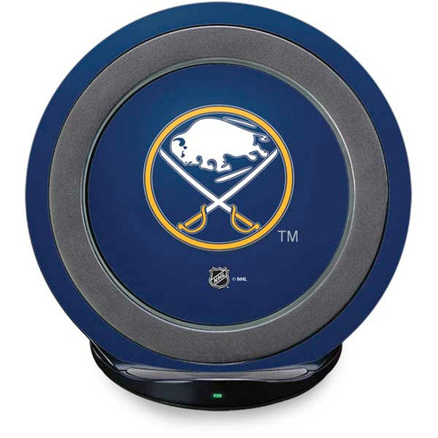 NHL Buffalo Sabres Solid Background Fast Charge Wireless Charging Stand Skin